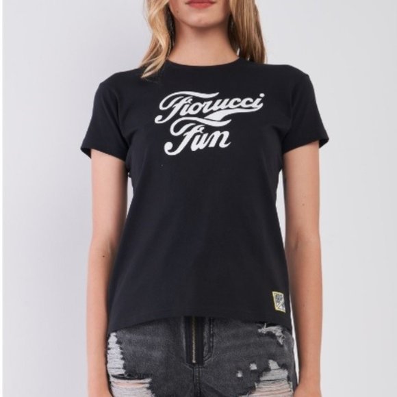 NWT Italy Fashion Designer ELIO FIORUCCI Fun Tee (B/W) - Picture 3 of 7